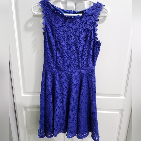 Blue Jodi Kristopher Dress Size 7 - Picture 2 of 4